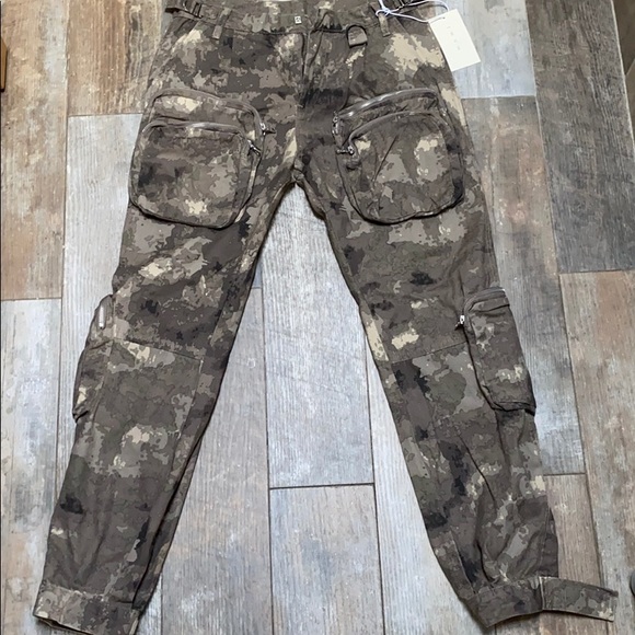 mnml Pants - Camo zipper cargo pants